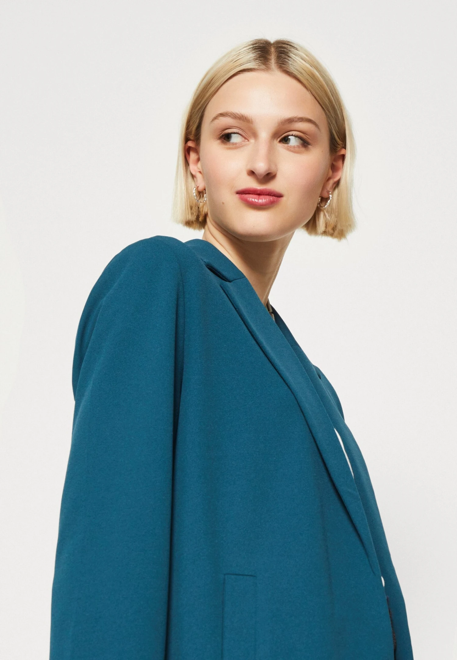 Pieces Pcnula Blazer - Halflange Jas - Reflecting Pond 6 Pieces Pcnula Blazer - Halflange Jas - Reflecting Pond - Afbeelding 4