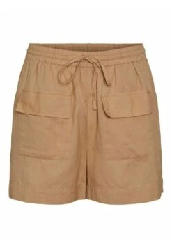 Pieces Pcleena - Shorts - Beige Mottled Beige -Pieces c9e34d95a4854ca4a8f4581b142bb5ec