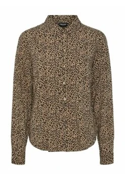 Pieces Langarm Nova - Overhemdblouse - Silver Mink -Pieces cc2f3de91b304425b8c7632d15366a92