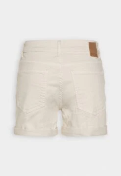 Pieces Pckiggy Fold Up - Jeansshort - Cloud Dancer -Pieces cd60f0bd4308481d8dcf59e92152b0e4