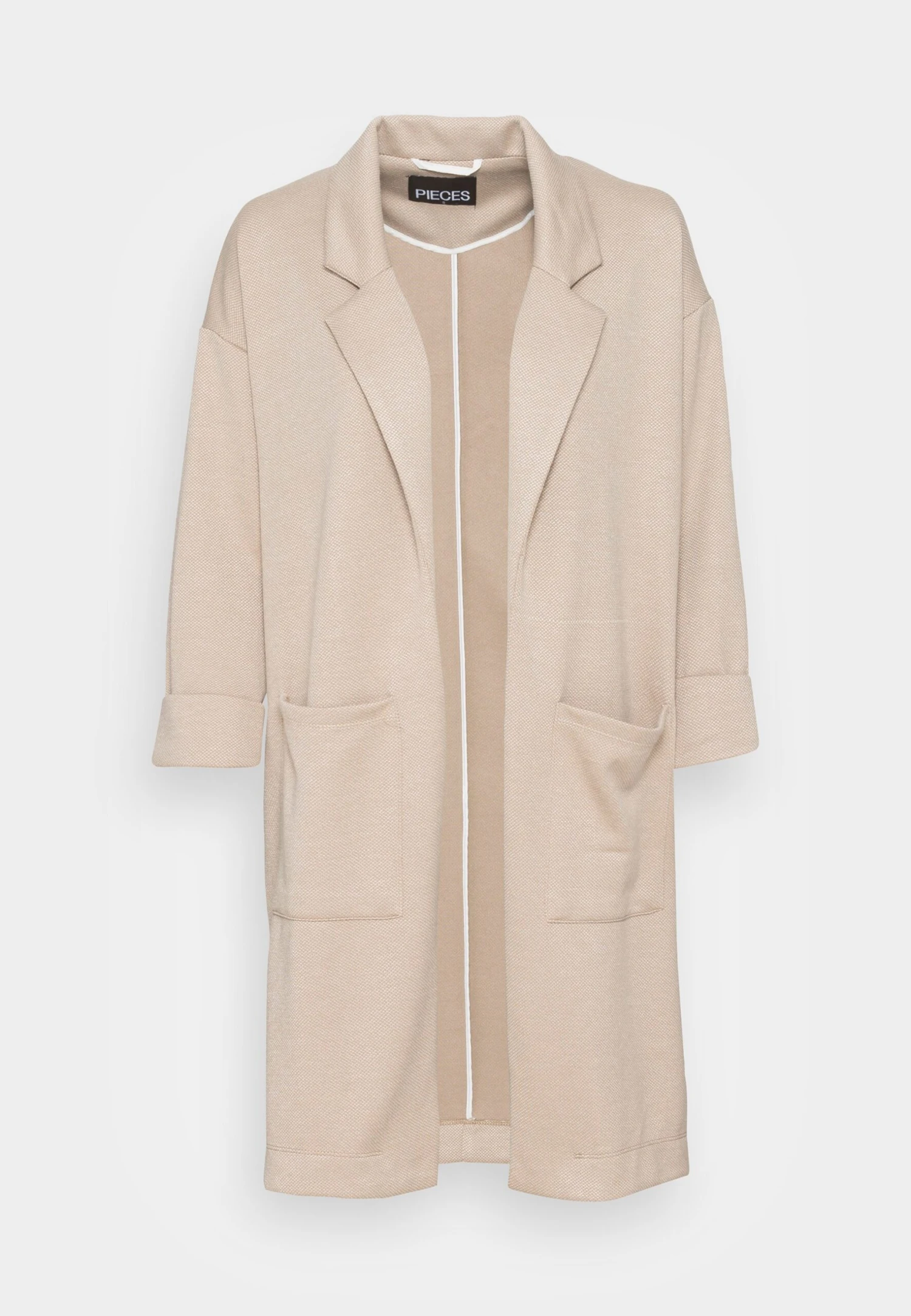 Pieces Pcdorita Coatigan - Vest - Silver Mink 6 Pieces Pcdorita Coatigan - Vest - Silver Mink - Afbeelding 4