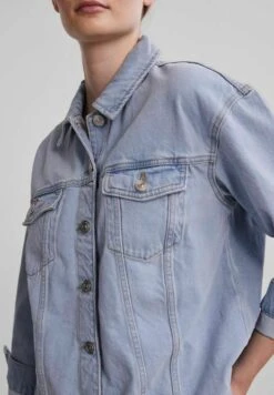 Pieces Pclou - Spijkerjas - Light Blue Denim -Pieces d021922a81364ce2841a6080dbb56f8a