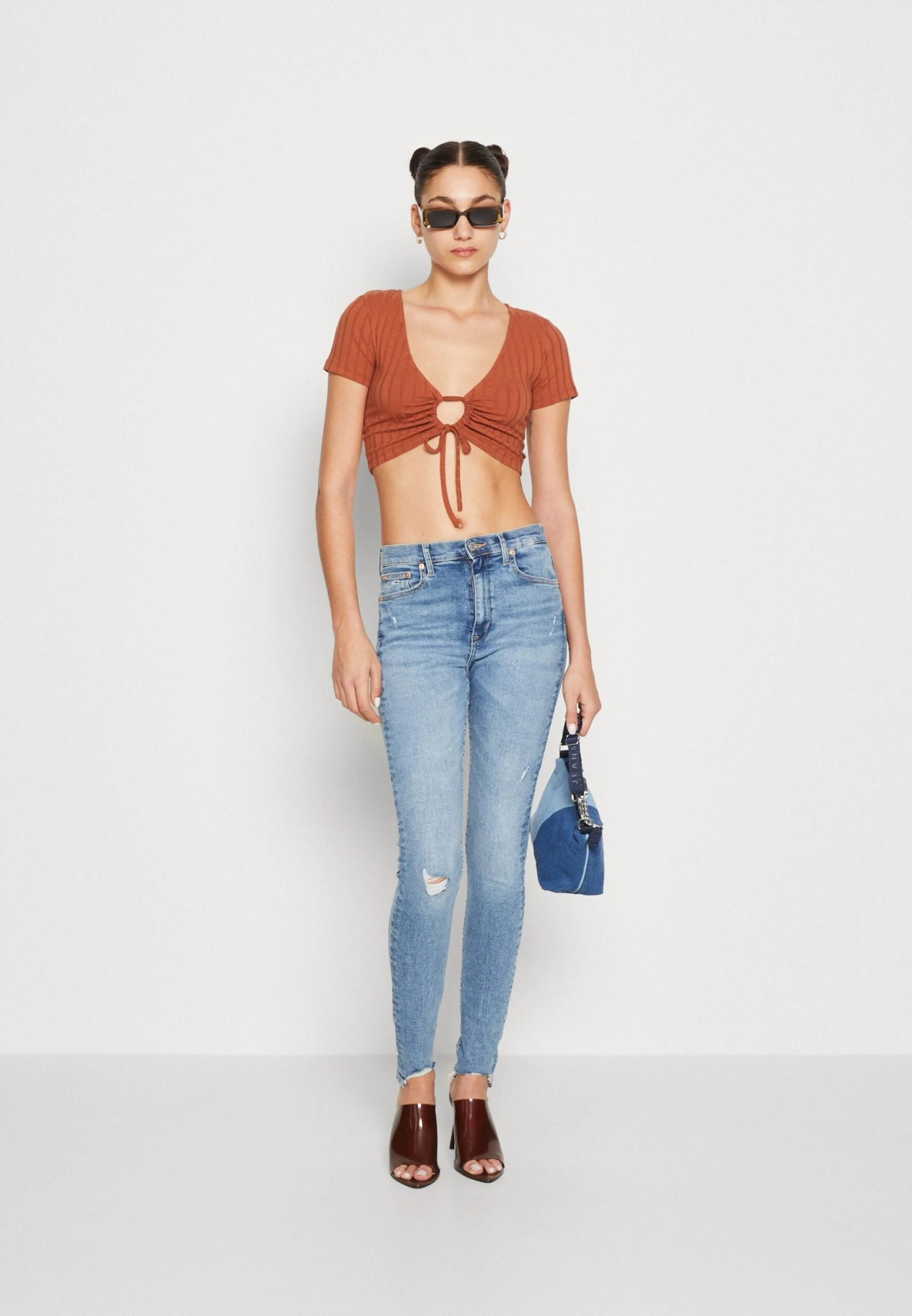 Pieces Pckenna Cropped Top - T-Shirt Print - Coconut Shell 4 Pieces Pckenna Cropped Top - T-Shirt Print - Coconut Shell - Afbeelding 2