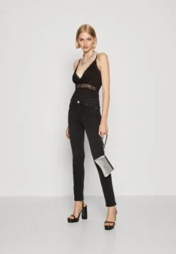 Pieces Pcnunna - Slim Fit Jeans - Dark Grey Denim 9 Pieces Pcnunna - Slim Fit Jeans - Dark Grey Denim -Pieces d7412bc24f974a7d80f74e56232f540e