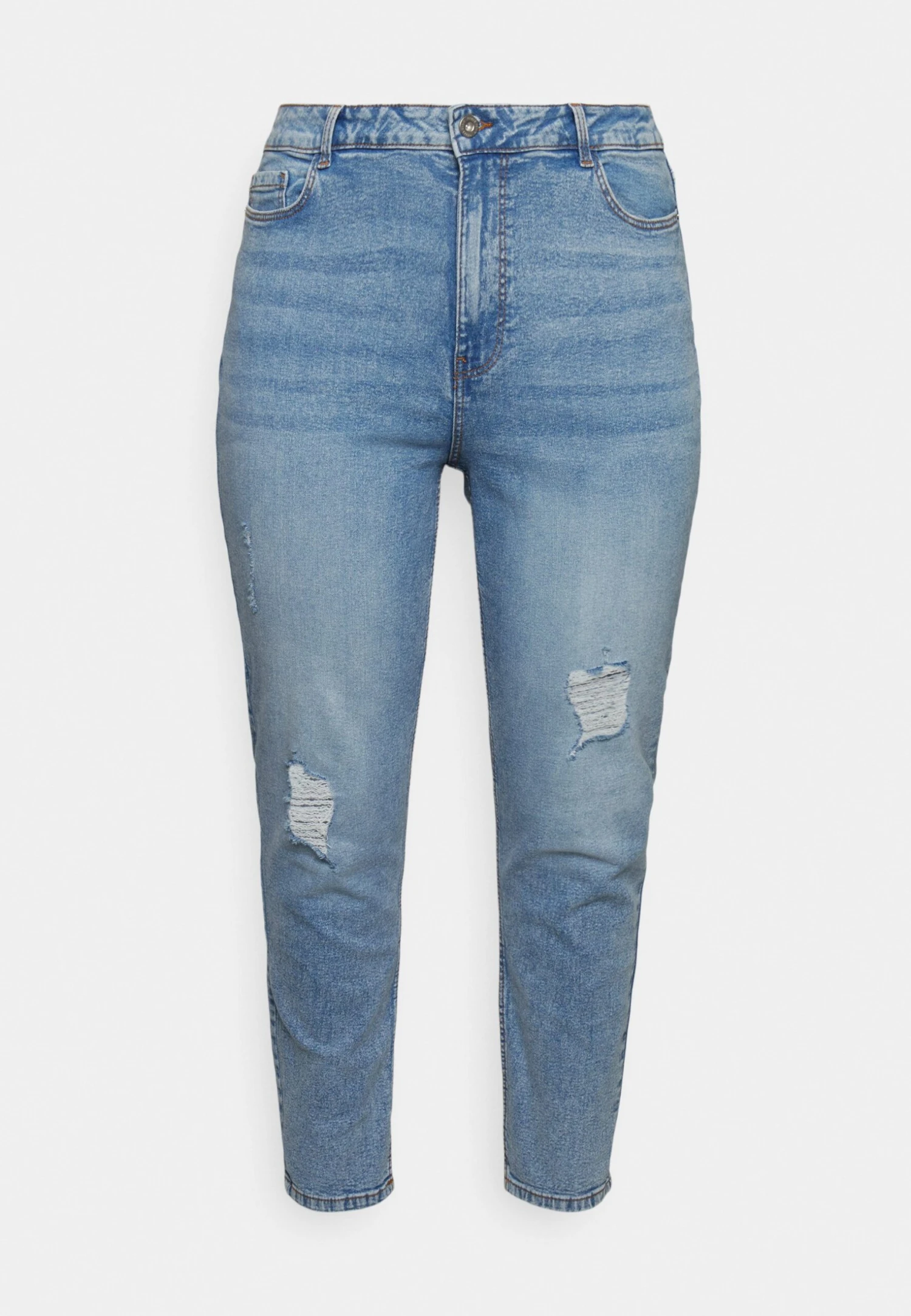 Pckesia Mom Ank- Slim Fit Jeans - Light Blue Denim 6 Pckesia Mom Ank- Slim Fit Jeans - Light Blue Denim - Afbeelding 4