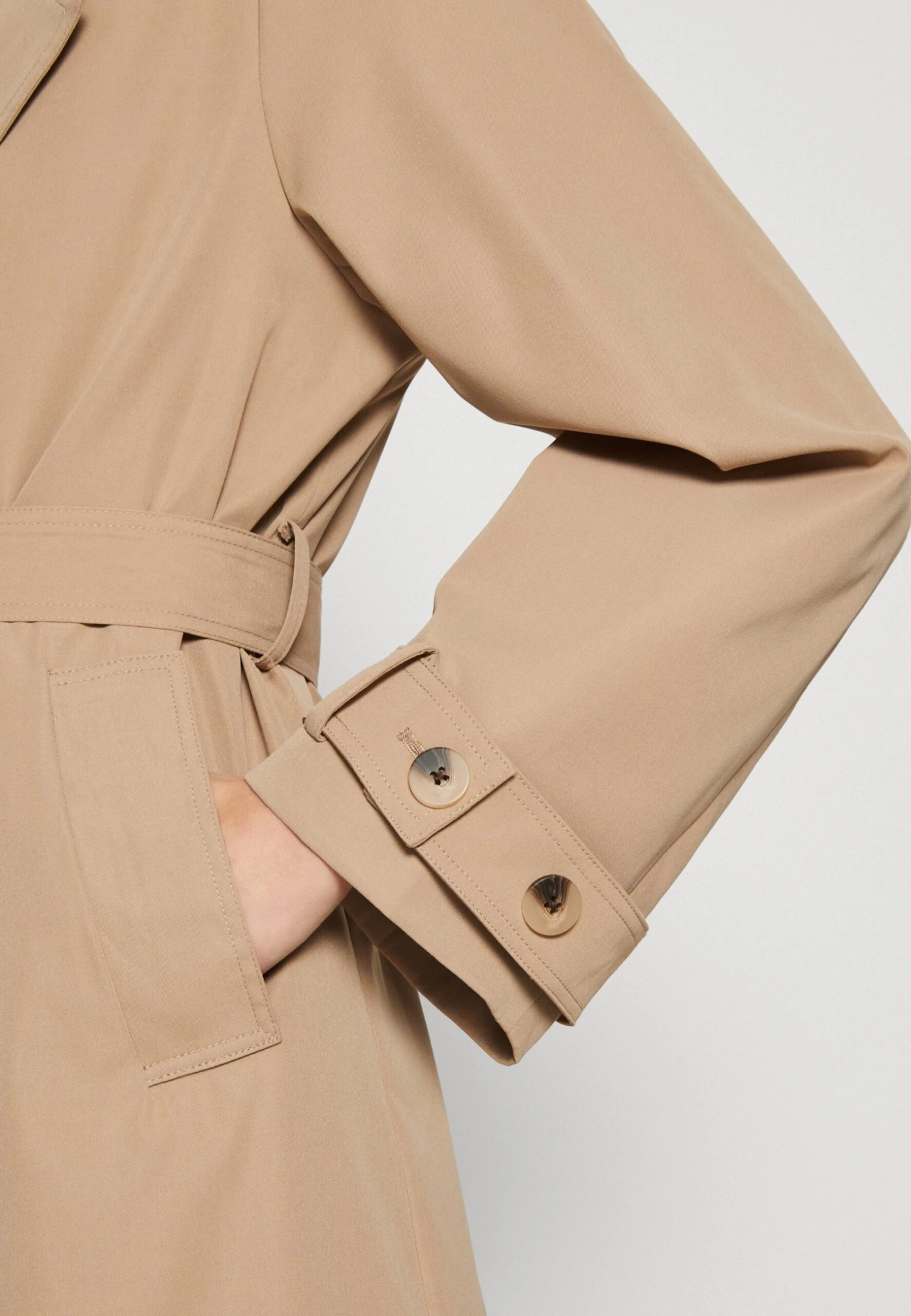 Pieces Pcjikkie Belt - Trenchcoat - Silver Mink 8 Pieces Pcjikkie Belt - Trenchcoat - Silver Mink - Afbeelding 6