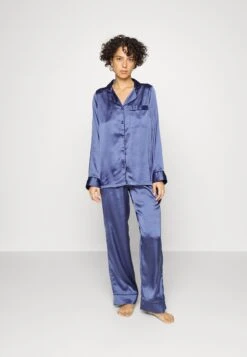 Pieces PcadelaSet - Badjas - Gray Blue/Dot