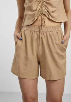 Pieces Pcmilano - Shorts - Beige -Pieces da305d10a8584befaa92dafa7d610091