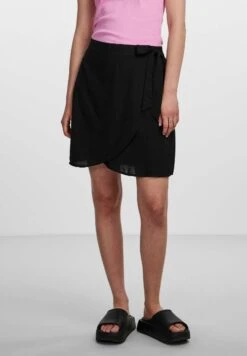 Pieces Line - A-Lijn Rok - Black