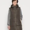 Pieces Pcbee Newlong Puffer - Bodywarmer - Black Olive 1 Pieces Pcbee Newlong Puffer - Bodywarmer - Black Olive -Pieces dad85e1f532645fa86ebd778a7af6f37