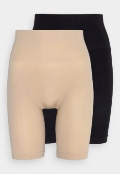 Pieces Pcimagine 2 Pack - Shapewear - Black/Tan -Pieces dbb8aa290240423eb1664cc2d6840e03