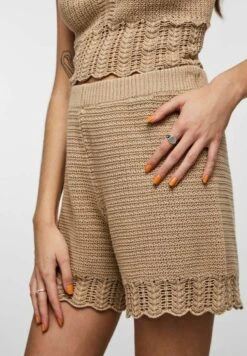 Pieces Pclenice - Shorts - Beige Mottled Beige -Pieces dcd370a29c74439590801ace9f038769