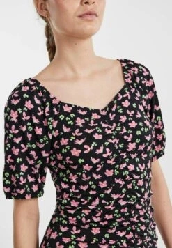 Pieces Mit Puffärmeln Pcemanuelle - Jurk - Black -Pieces dd655550ff234873a16caa7fb5f5fc77