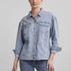 Pieces Pclou - Spijkerjas - Light Blue Denim -Pieces dd86357d798e4d28aa208280f62cba9a