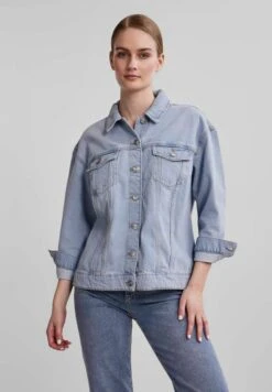 Pieces Pclou - Spijkerjas - Light Blue Denim