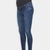 Pieces Maternity Pmdelly- Jeans Skinny Fit - Medium Blue Denim