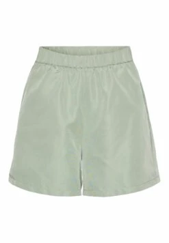 Pieces Højtaljede - Shorts - Desert Sage -Pieces de377e3c169246b3ae6ce7281aedbee1