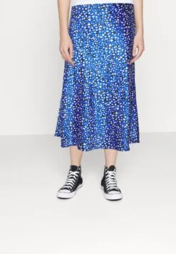 Pieces Pckate Midi Skirt - A-Lijn Rok - Mazarine Blue