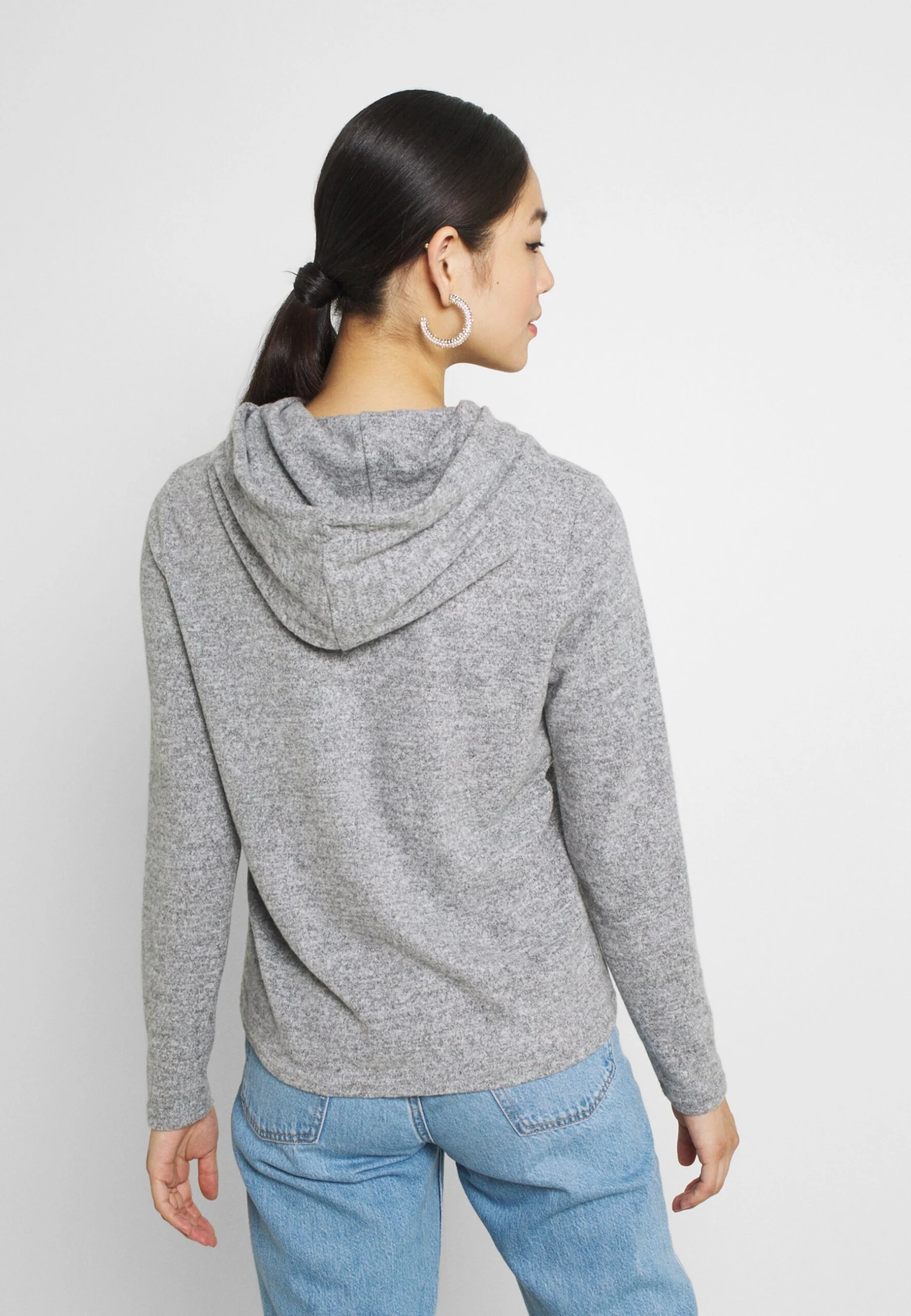 Pieces Pcpam- Hoodie - Light Grey Melange 5 Pieces Pcpam- Hoodie - Light Grey Melange - Afbeelding 3