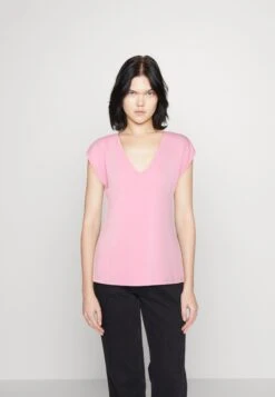 Pieces Pckamala Noos Bc - T-Shirt Basic - Begonia Pink