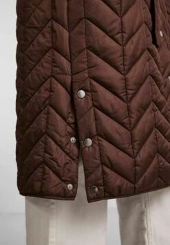 Pieces Pcfawn Long Quilted- Winterjas - Chicory Coffee -Pieces e75da064c7b74e558a3082495489a29a