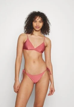 Pieces Pcbirte Bikini Shiny Set - Bikini - Marsala