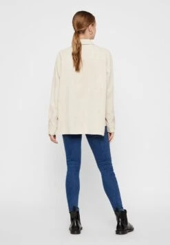 Pieces Overhemdblouse - Beige -Pieces ea14eb20f7aa44c88e93ecc75173f88f