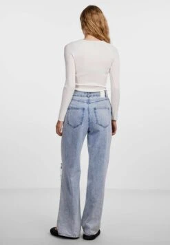 Pieces Mit Langen Ärmeln Pckalu - Trui - Cloud Dancer -Pieces eb34079165334d609f0c418f6fb75251