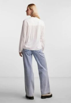 Pieces Langarm - Overhemdblouse - Cloud Dancer -Pieces edfb90722e454622ad80cb3ff492f295