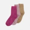Pieces Pcsebby Glitter Long Socks 3 Pack - Sokken - Woodrose -Pieces ef12111a0373487c869ba6f9f76032a5