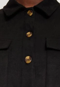 Pieces Pctimone Shirt Jacket - Lichte Jas - Black -Pieces f05be9ca1dcf40e68f4f92203466a366