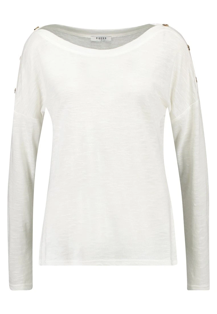 Pieces Pcnollie Oneck - Trui - Cloud Dancer 6 Pieces Pcnollie Oneck - Trui - Cloud Dancer - Afbeelding 4