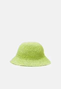 Pieces Pcbanana Straw Hat - Hoed - Sunny Lime