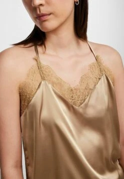 Pieces Pclua Singlet - Pyjamashirt - Beige -Pieces f8fb33881b2b434189995ed21d79375b