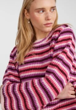 Pieces Nischa Ls O Neck Bc - Trui - Shocking Pink -Pieces fb534f654e214c46b4e78f5c62e53b1e