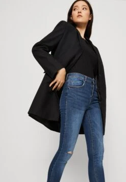 Pieces Pckate High Waist - Jeans Skinny Fit - Medium Blue Denim 11 Pieces Pckate High Waist - Jeans Skinny Fit - Medium Blue Denim -Pieces fd7357226aff46b1960dde3f58aca5ca