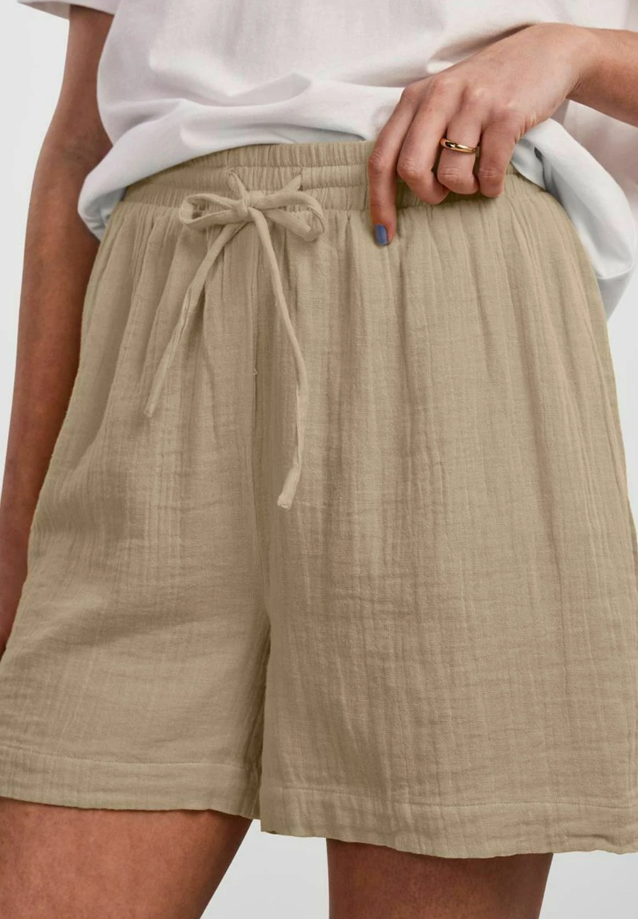 Pieces Tina Hw Bc Sww - Shorts - Beige Mottled Beige 6 Pieces Tina Hw Bc Sww - Shorts - Beige Mottled Beige - Afbeelding 4