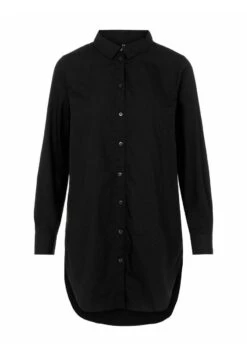Pieces Pcnoma LongShirt - Overhemdblouse - Black -Pieces ff08237c67e943b4ad494d82b02554e8