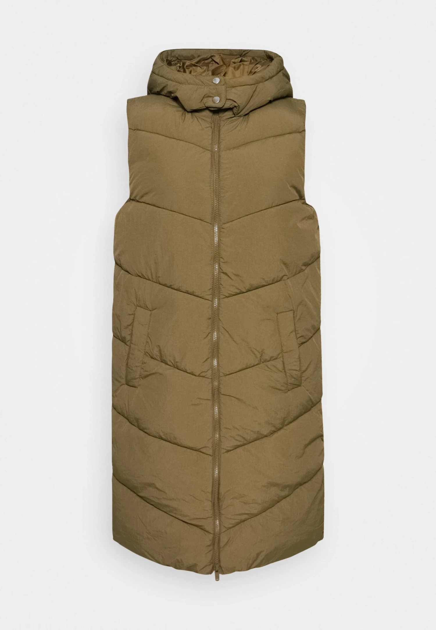 Pieces Pcjamilla Long Puffer- Bodywarmer - Dark Olive 7 Pieces Pcjamilla Long Puffer- Bodywarmer - Dark Olive - Afbeelding 5
